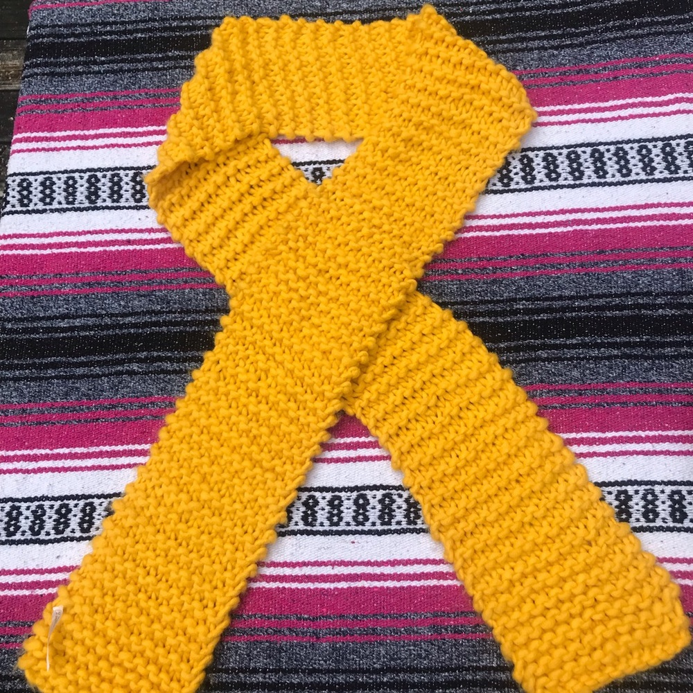Yellow scarf